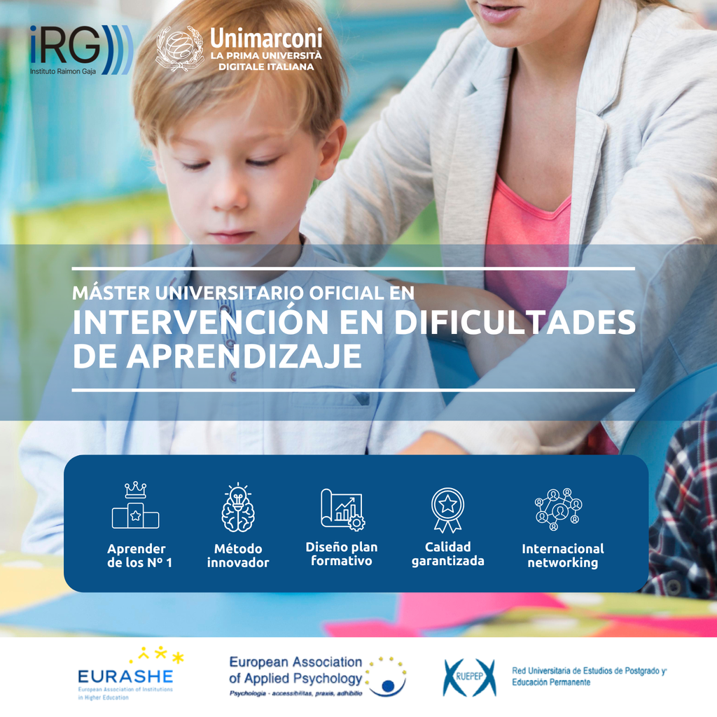 Máster en Intervención en Dificultades del Aprendizaje (Convenio)