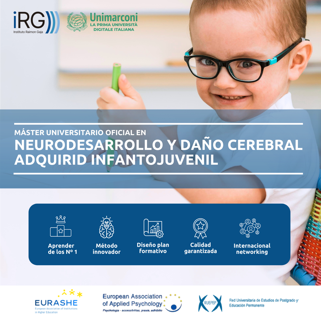 Máster en Neurodesarrollo y Daño Cerebral Adquirido (Convenio)